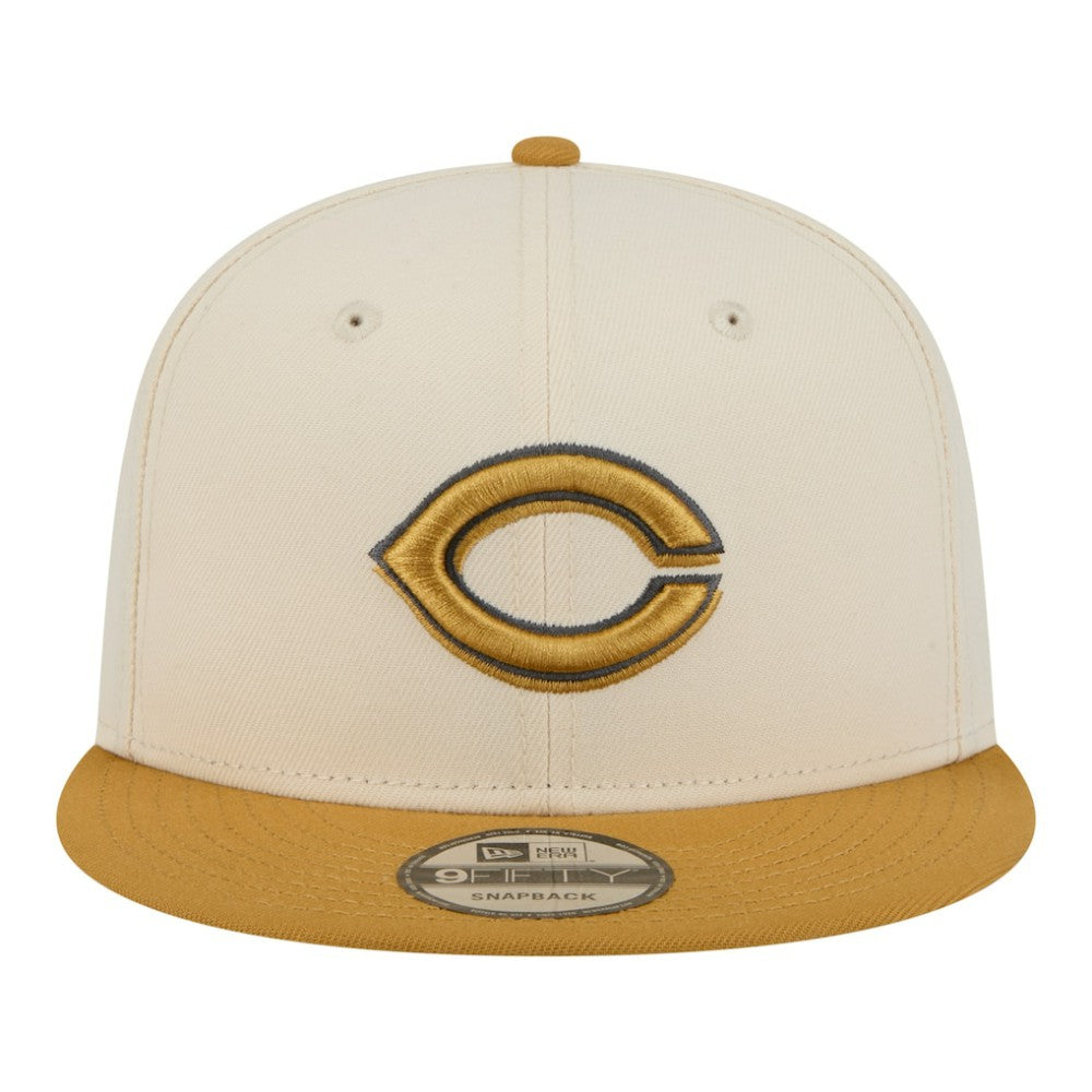 Light Beige/Khaki Cincinnati Reds New Era 2-Tone Color Pack 9FIFTY Snapback Hat