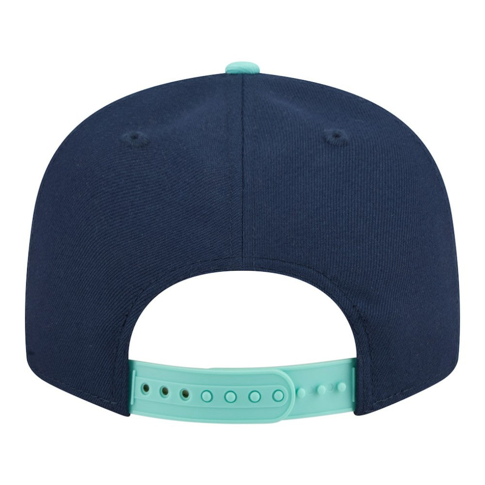 Navy/Turquoise Chicago Cubs New Era 2-Tone Color Pack 9FIFTY Snapback Hat