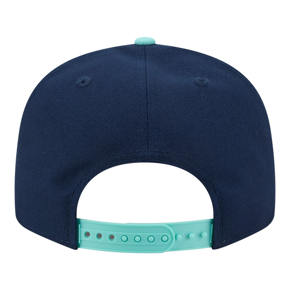 Navy/Turquoise Los Angeles Dodgers New Era 2-Tone Color Pack 9FIFTY Snapback Hat