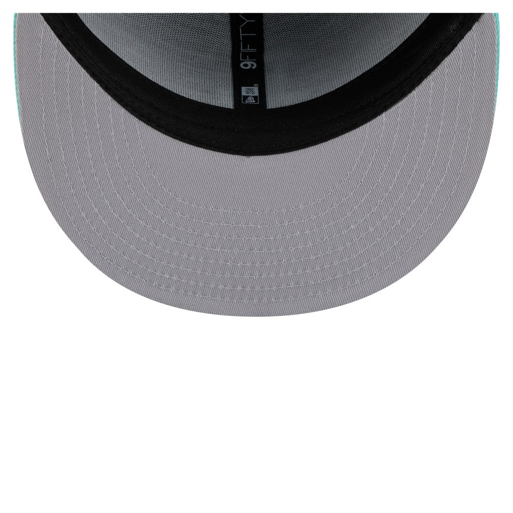 Navy/Turquoise Los Angeles Dodgers New Era 2-Tone Color Pack 9FIFTY Snapback Hat