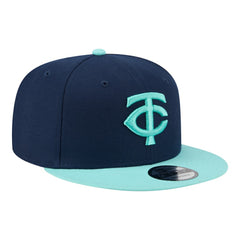Navy/Turquoise Minnesota Twins New Era Two-Tone Color Pack 9FIFTY Snapback Hat