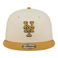 Light Beige/Khaki New York Mets New Era Two-Tone Color Pack 9FIFTY Snapback Hat