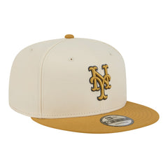 Light Beige/Khaki New York Mets New Era Two-Tone Color Pack 9FIFTY Snapback Hat