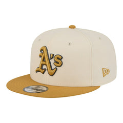 Light Beige/Khaki Athletics New Era 2-Tone Color Pack 9FIFTY Snapback Hat