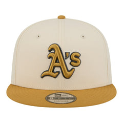 Light Beige/Khaki Athletics New Era 2-Tone Color Pack 9FIFTY Snapback Hat