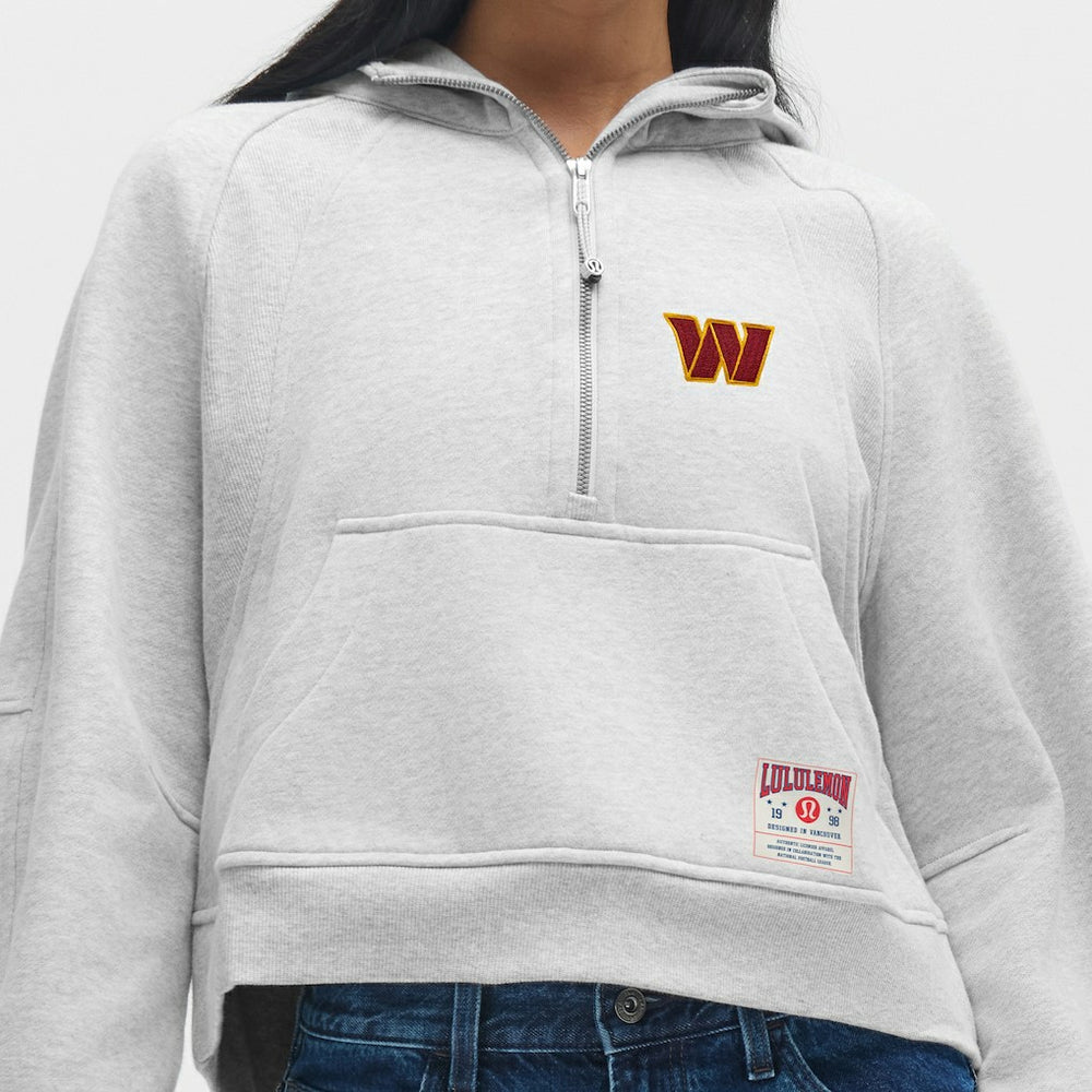 lululemon Women's Scuba Oversized Half-Zip Hoodie - Washington Commanders Hoodies