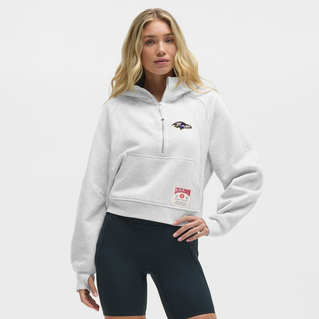 lululemon Women's Scuba Oversized Half-Zip Hoodie - Baltimore Ravens Hoodies