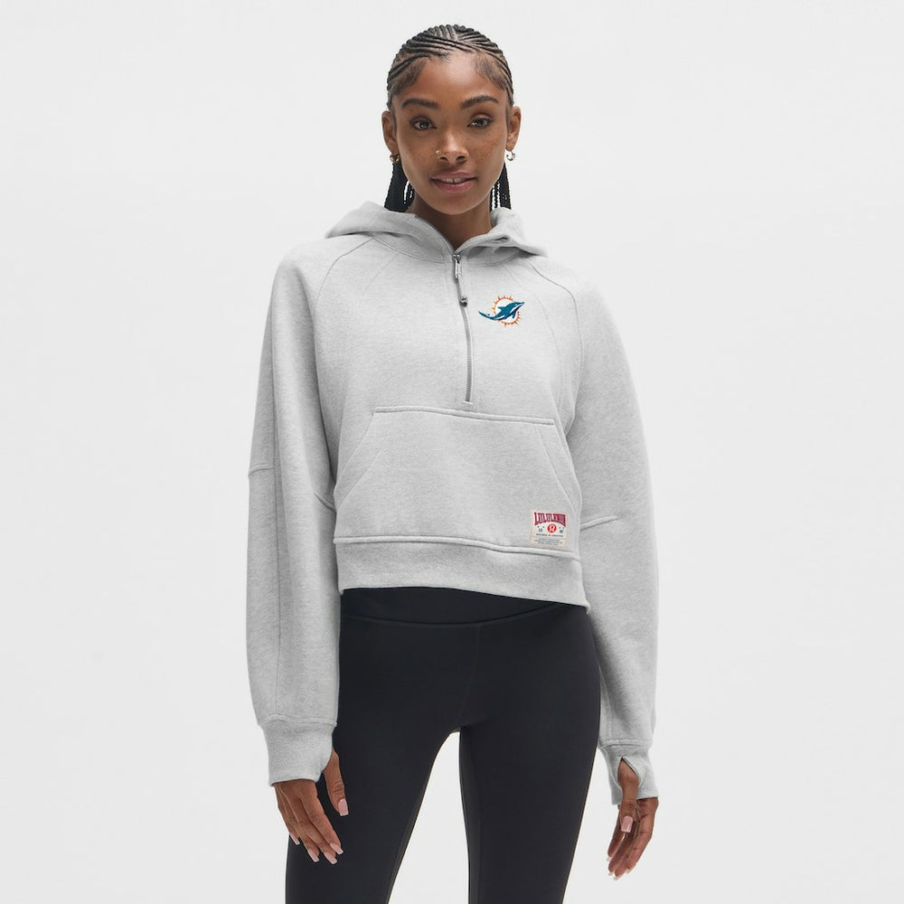 lululemon Women's Scuba Oversized Half-Zip Hoodie - Miami Dolphins Hoodies