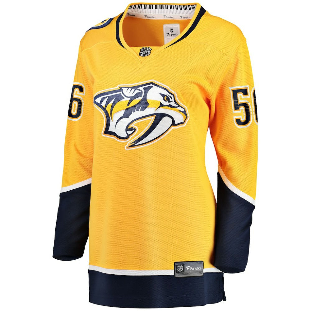 NHL Erik Haula Nashville Predators Fanatics Women's Home Breakaway Player Jersey