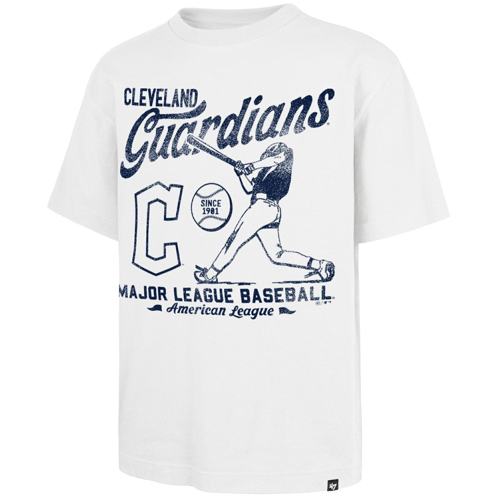 White Cleveland Guardians '47 Regional Batter Foundation T-Shirt