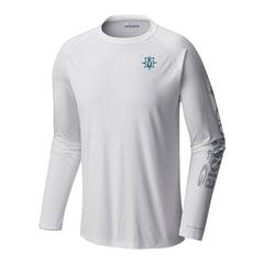 White Seattle Mariners Columbia Terminal Tackle Long Sleeve Shirt