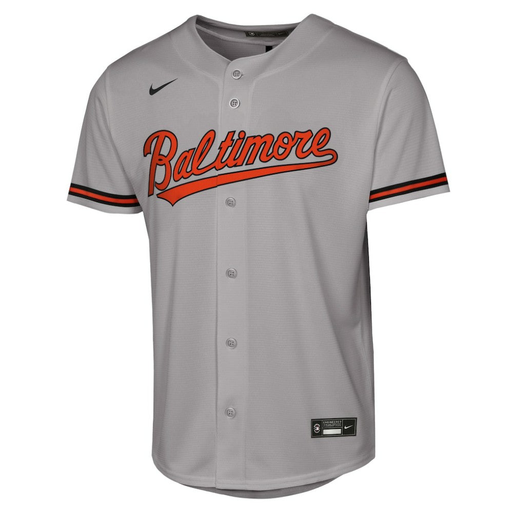 Gray Adley Rutschman Baltimore Orioles Nike Youth Road Replica Jersey