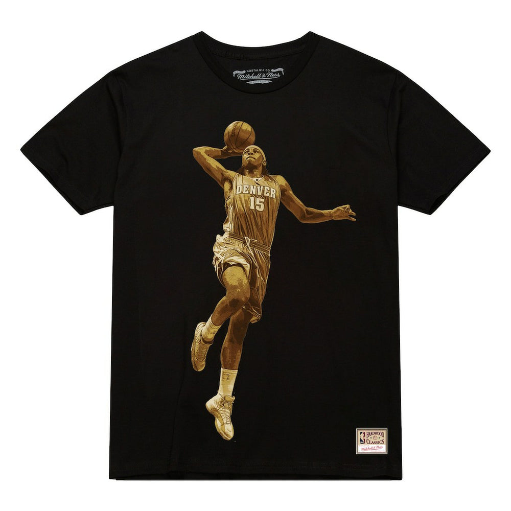 Carmelo Anthony Denver Nuggets Male Adult Black NBA ULTIMATE PLAYER GOLD TEE shop