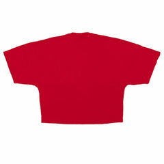 Red Philadelphia Phillies Fanatics Women's Cropped Jersey T-Shirt