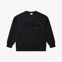 NHL Washington Capitals Mitchell & Ness Phantom Fleece Crew Neck Sweatshirt