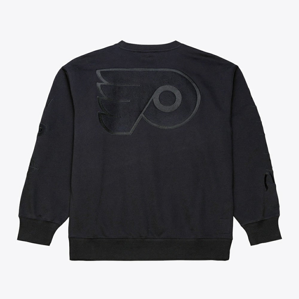 NHL Philadelphia Flyers Mitchell & Ness Phantom Fleece Crew Neck Sweatshirt