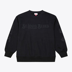 NHL St. Louis Blues Mitchell & Ness Phantom Fleece Crew Neck Sweatshirt