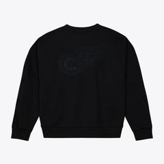 NHL Detroit Red Wings Mitchell & Ness Unisex Phantom Fleece Crew Neck Sweatshirt
