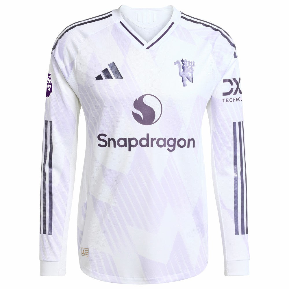 Kobbie Mainoo Manchester United 2025/26 Away Long Sleeve Player Jersey