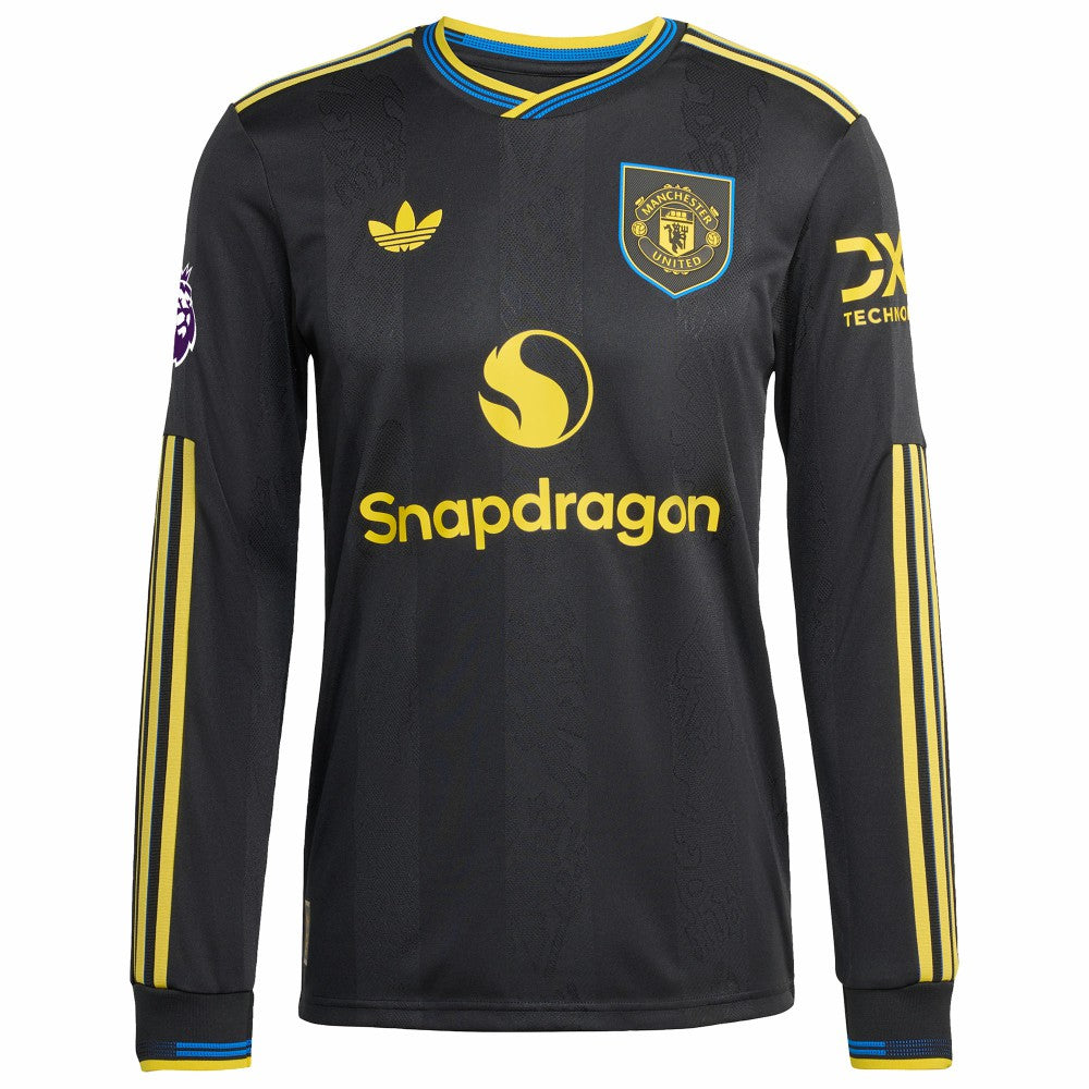 Manchester United 2025/26 Third Long Sleeve Custom Jersey