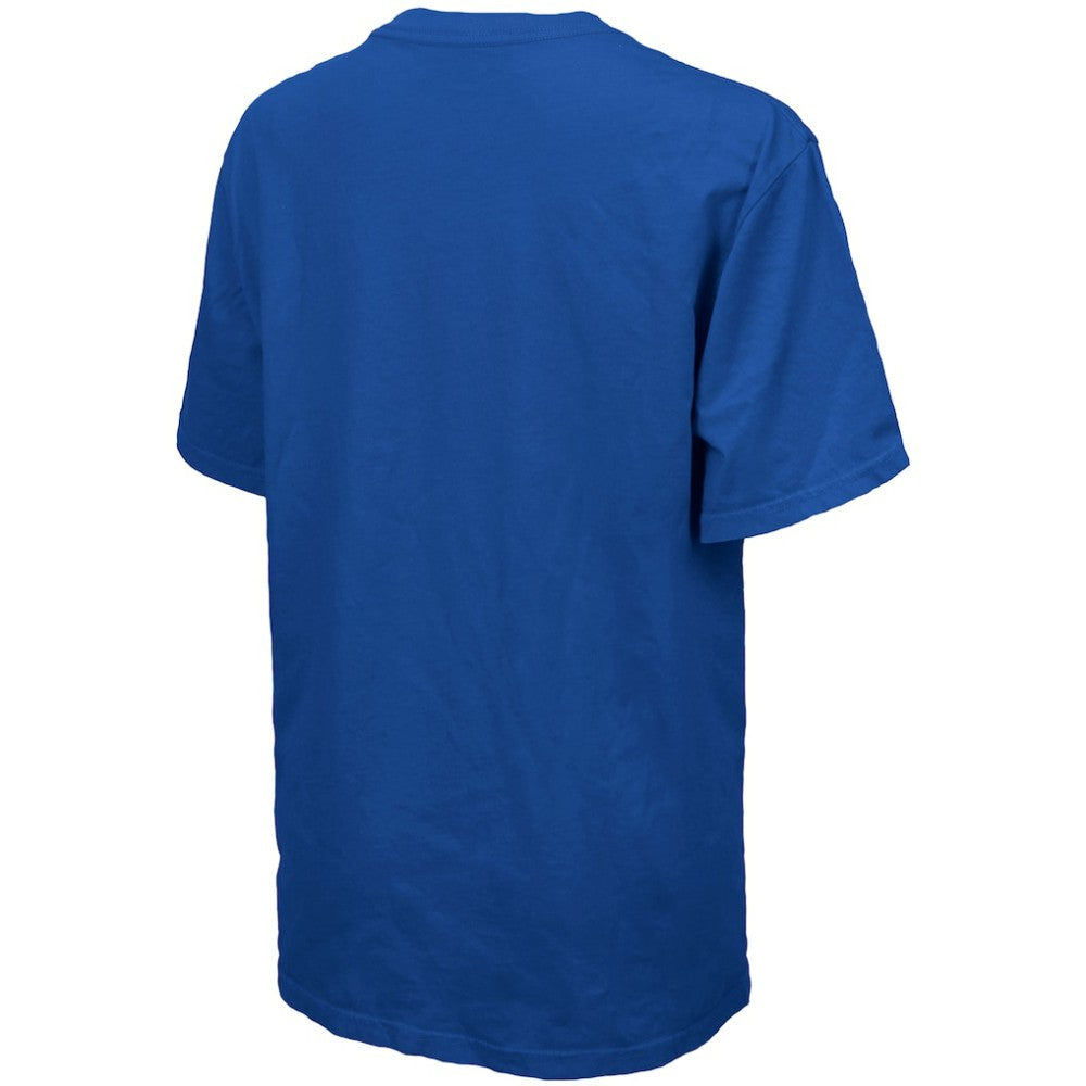 Royal Chicago Cubs Majestic Threads Women's Oversized First Base T-Shirt