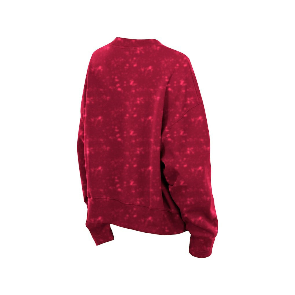 New Era Cleveland Cavaliers Women's Throwback Collection Mineral Wash Crewneck Sweatshirt sale
