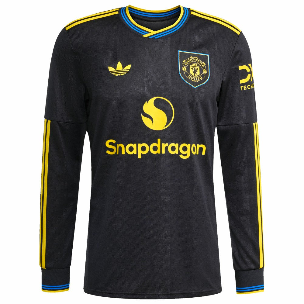 Manchester United 2025/26 Third Replica Long Sleeve Custom Jersey