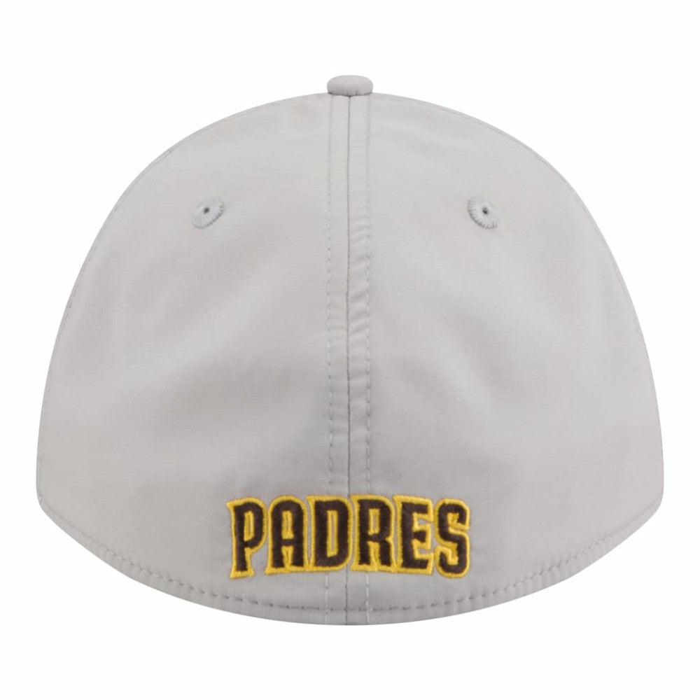 Gray San Diego Padres New Era Patch 39THIRTY A-Frame M-Crown Perforated Flex Hat