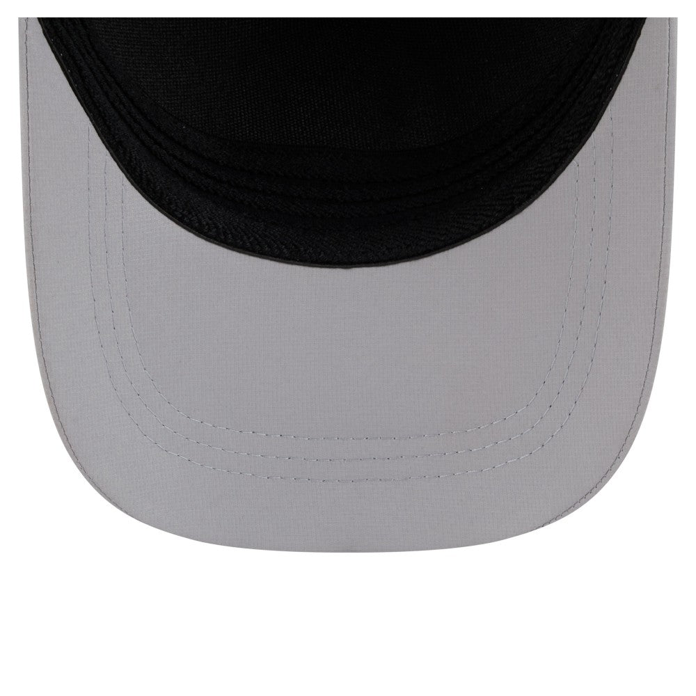 Gray Cleveland Guardians New Era Patch 39THIRTY A-Frame M-Crown Perforated Flex Hat