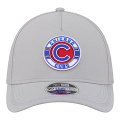 Gray Chicago Cubs New Era Patch 39THIRTY A-Frame M-Crown Perforated Flex Hat
