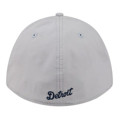 Gray Detroit Tigers New Era Patch 39THIRTY A-Frame M-Crown Perforated Flex Hat