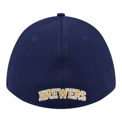 Navy Milwaukee Brewers New Era Dash 39THIRTY Flex Hat