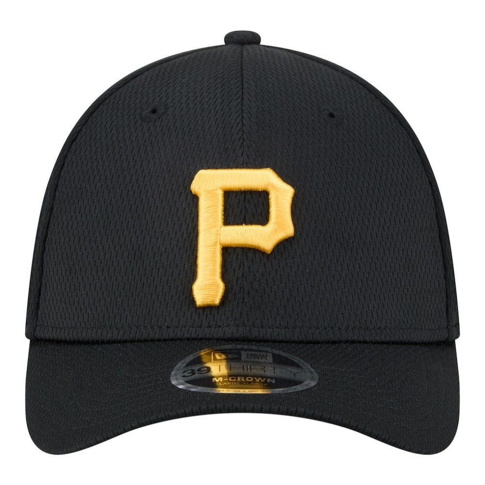 Black Pittsburgh Pirates New Era Dash 39THIRTY Flex Hat