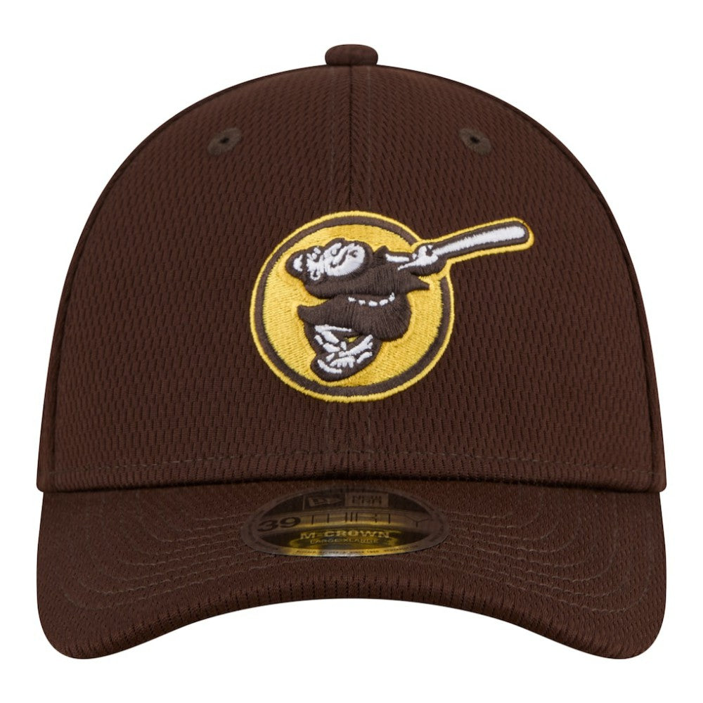 Brown San Diego Padres New Era Dash 39THIRTY Flex Hat