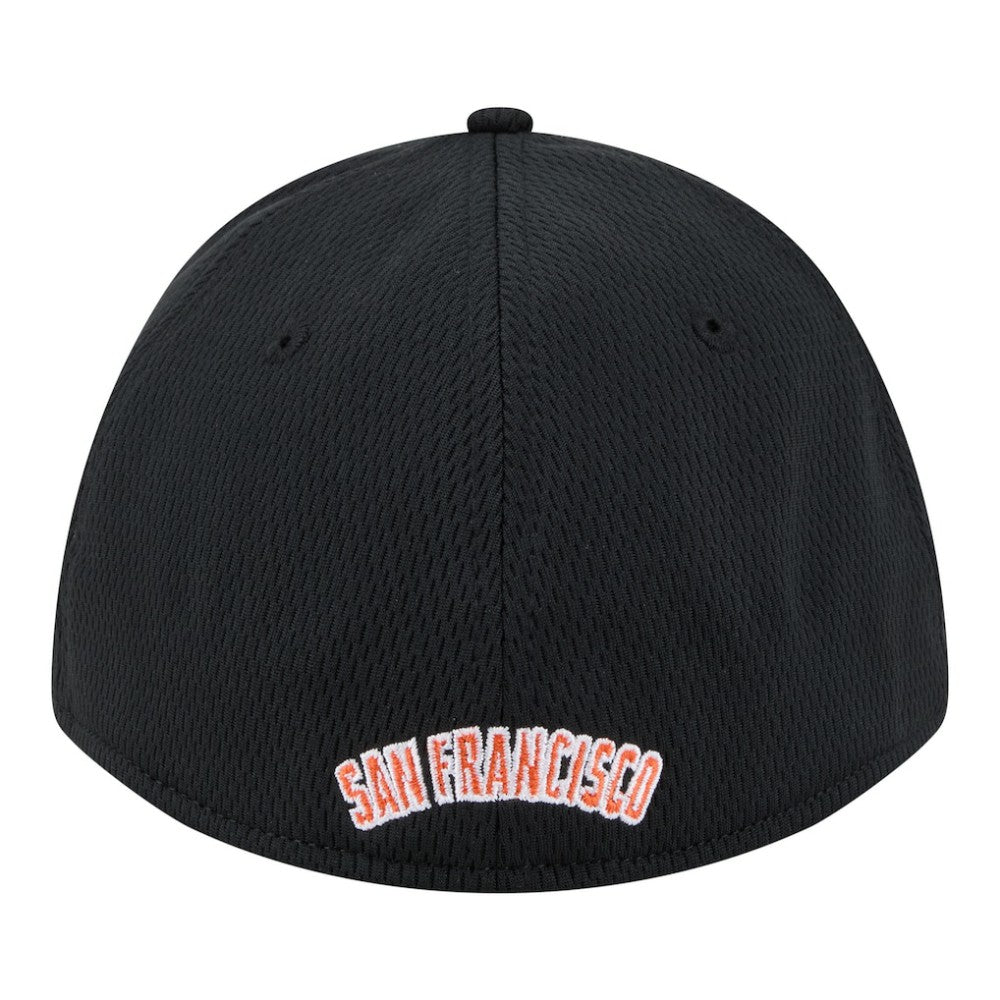 Black San Francisco Giants New Era Dash 39THIRTY Flex Hat
