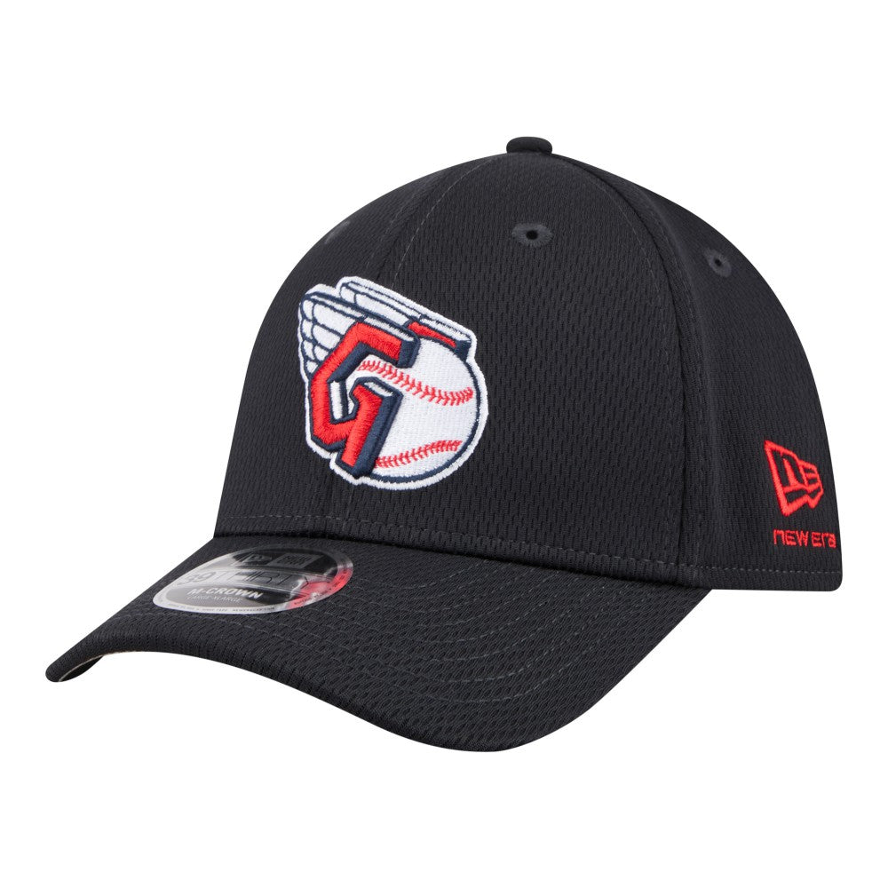 Navy Cleveland Guardians New Era Dash 39THIRTY Flex Hat