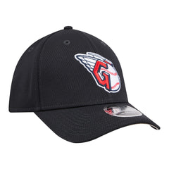 Navy Cleveland Guardians New Era Dash 39THIRTY Flex Hat