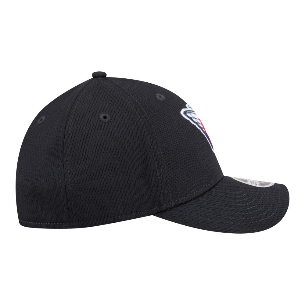 Navy Cleveland Guardians New Era Dash 39THIRTY Flex Hat