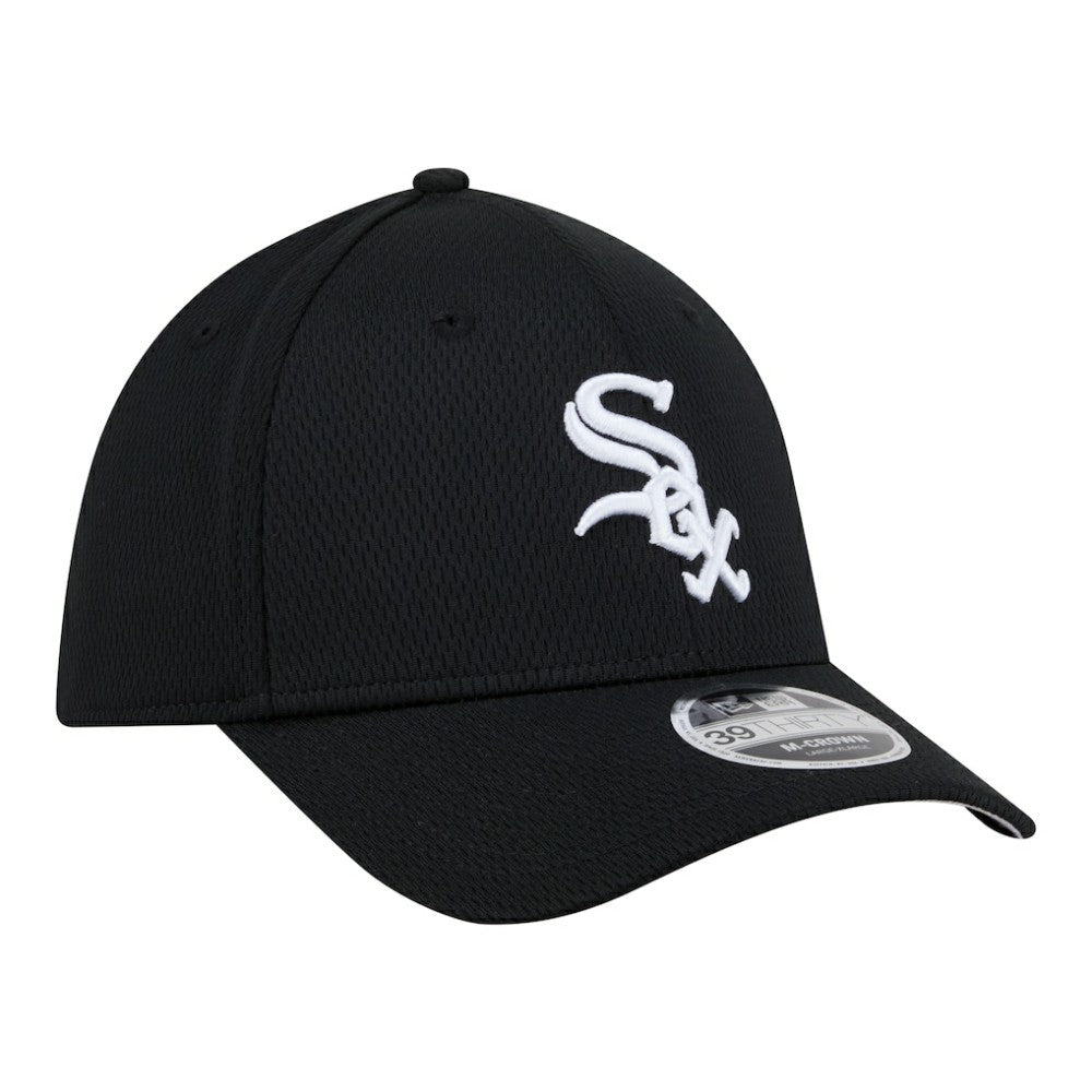 Black Chicago White Sox New Era Dash 39THIRTY Flex Hat