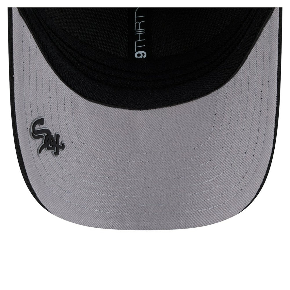 Black Chicago White Sox New Era Dash 39THIRTY Flex Hat