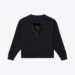 NHL Pittsburgh Penguins Mitchell & Ness Unisex Phantom Fleece Crew Neck Sweatshirt