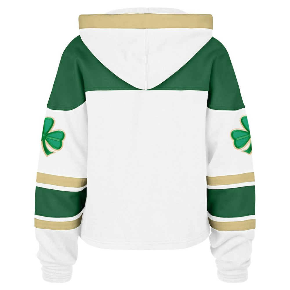 NHL New York Rangers '47 Women's McLucky Cropped Lacer Hoodie