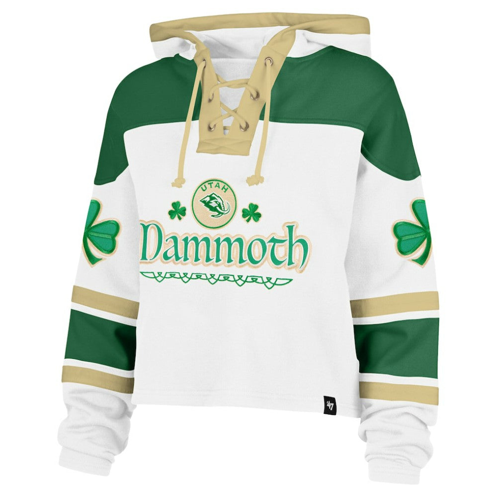 NHL Utah Mammoth '47 Women's McLucky Cropped Lacer Hoodie
