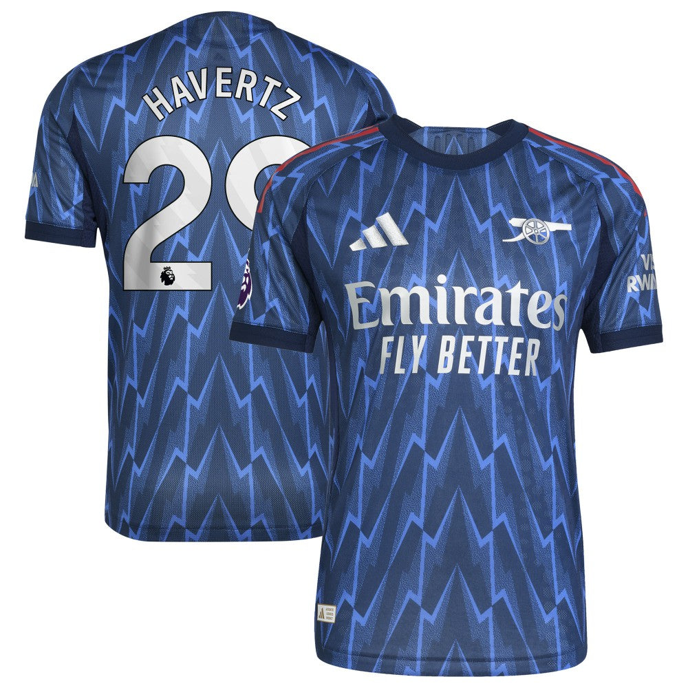Kai Havertz Arsenal 2025/26 Away Player Jersey