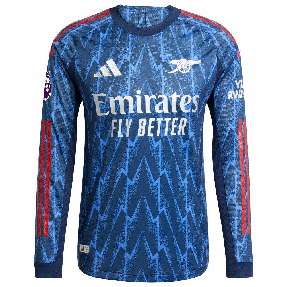 William Saliba Arsenal 2025/26 Away Long Sleeve Player Jersey