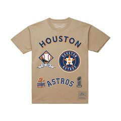Cream Houston Astros Mitchell & Ness Legacy Defined T-Shirt