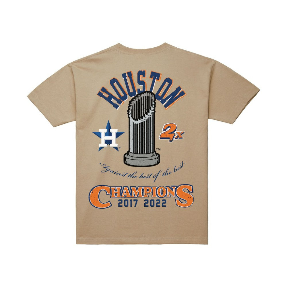 Cream Houston Astros Mitchell & Ness Legacy Defined T-Shirt