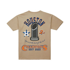 Cream Houston Astros Mitchell & Ness Legacy Defined T-Shirt