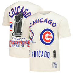 Cream Chicago Cubs Mitchell & Ness Legacy Defined T-Shirt