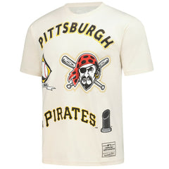 Cream Pittsburgh Pirates Mitchell & Ness Legacy Defined T-Shirt